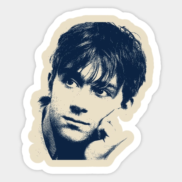 Damon Albarn Young Sticker by Tic Toc